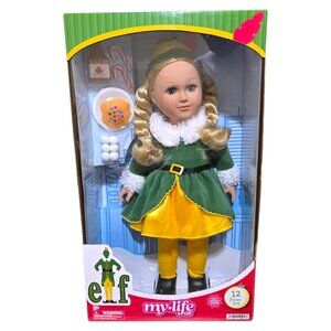 My Life As Elf 18-Inch Posable Doll Blonde Hair & Blue Eyes 12 Piece Set NEW BOX